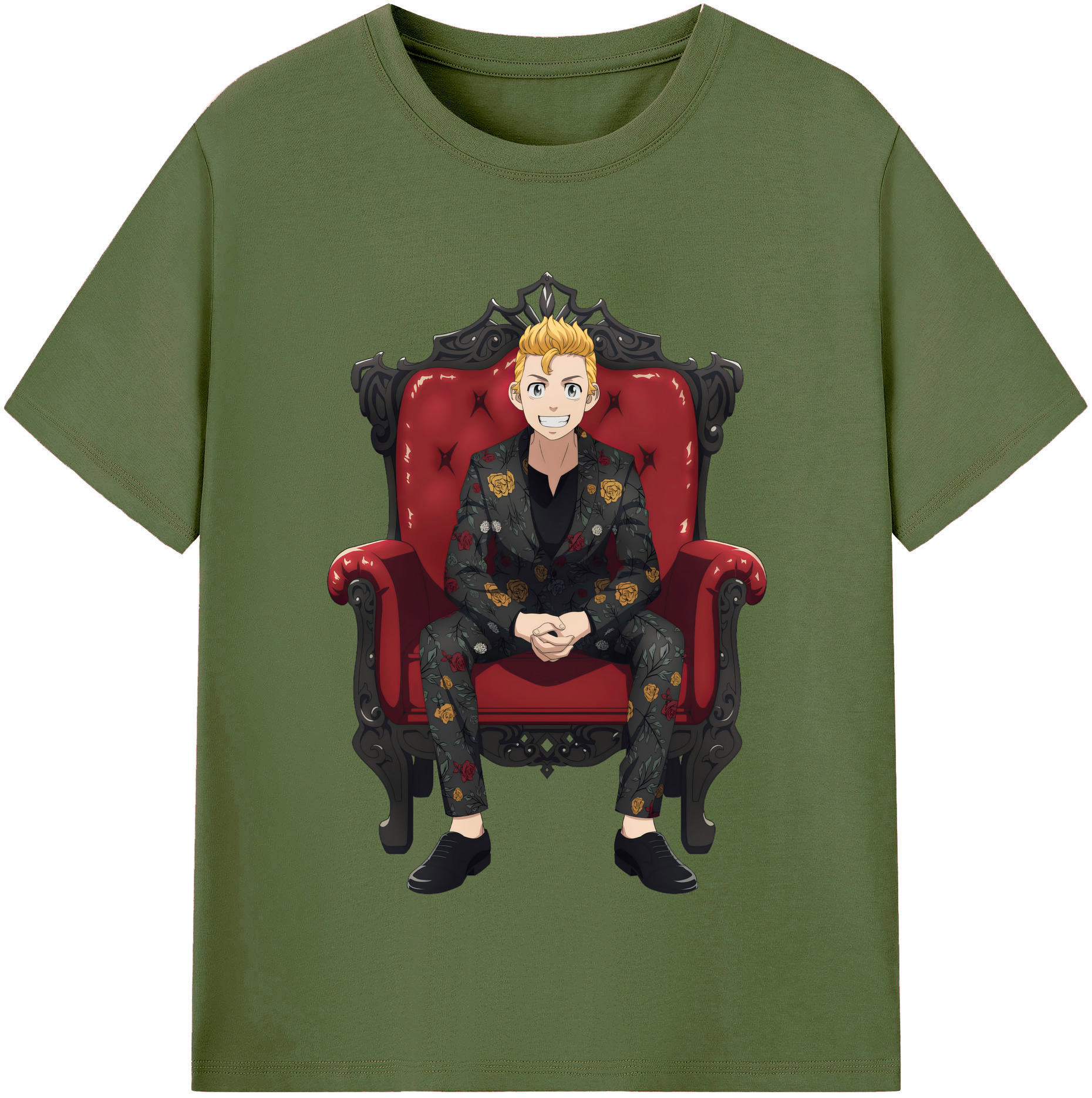 （画像用） 東京リベンジャーズ Tokyo Revengers 綿100％半袖Tシャツ（フロントプリント）